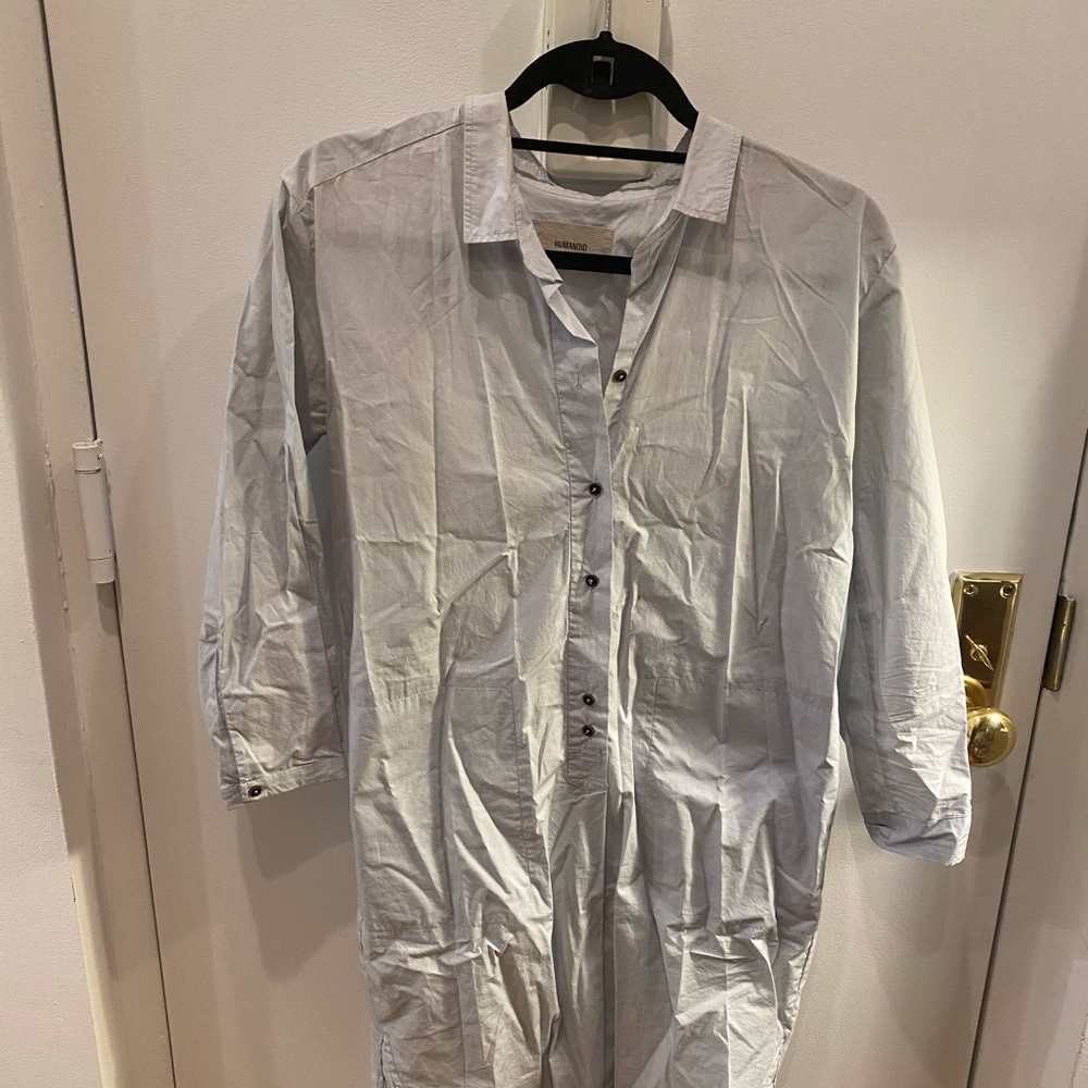 Humanoid shirt dress